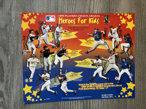 1998 Fleer MLB Players Choice Awards "Heroes for Kids" Commemorative Card