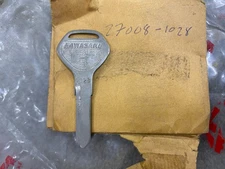 KAWASAKI NOS KEY BLANK KE250 KL250 KZ400 Z400-B/C's Z200 KH125