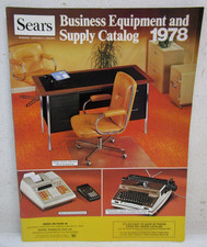 1978 VINTAGE 1970's SEARS BUSINESS EQUIPMENT & SUPPLY 71 PG CATALOG