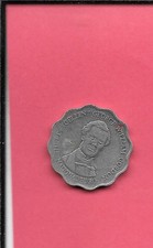 JAMAICA KM181 1999 VF-VERY FINE CIRCULATED OLD VINTAGE 10 DOLLARS COIN