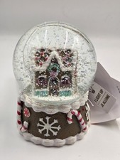 TK MAXX Christmas Gingerbread House Bakery Snow Globe Light Up