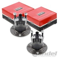 2X Mapco RADLAGER-SATZ Hinten Passend FüR Opel Astra Meriva Zafira | 26835