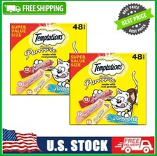 2 Box Temptations Creamy Puree with Beef Liver, Salmon, Chicken, Tuna, Cat Treat