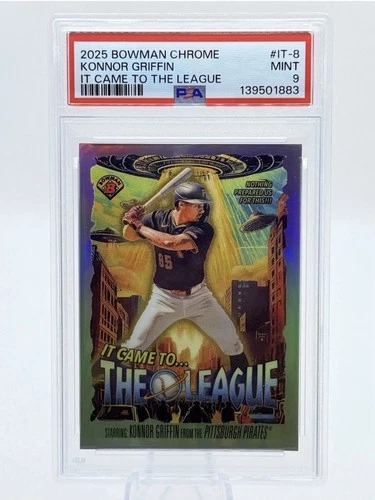 2025 Bowman Chrome It Came to the League Konnor Griffin #IT-8 PSA 9