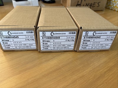 Command access ETH6WH4545   New 4.5 X 4.5 Finish 613(US10)