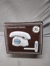 New 2006 GE Designer Series Cordless Telephone Phone White 27901GE1 Landline