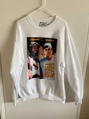 White Men Can t Jump LA Lakers White Sweatshirt Men Large. Good Condition.