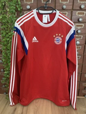 Sweat maillot Bayern Munich 2014-2015 Adidas taille S camiseta football maglia - Photo 1/4