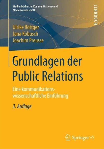 Grundlagen Der Public Relations | Ulrike RöTtger (U. A.) | Taschenbuch | XV-image