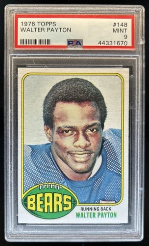 1976 Topps Walter Payton Rookie RC #148 Bears PSA 9
