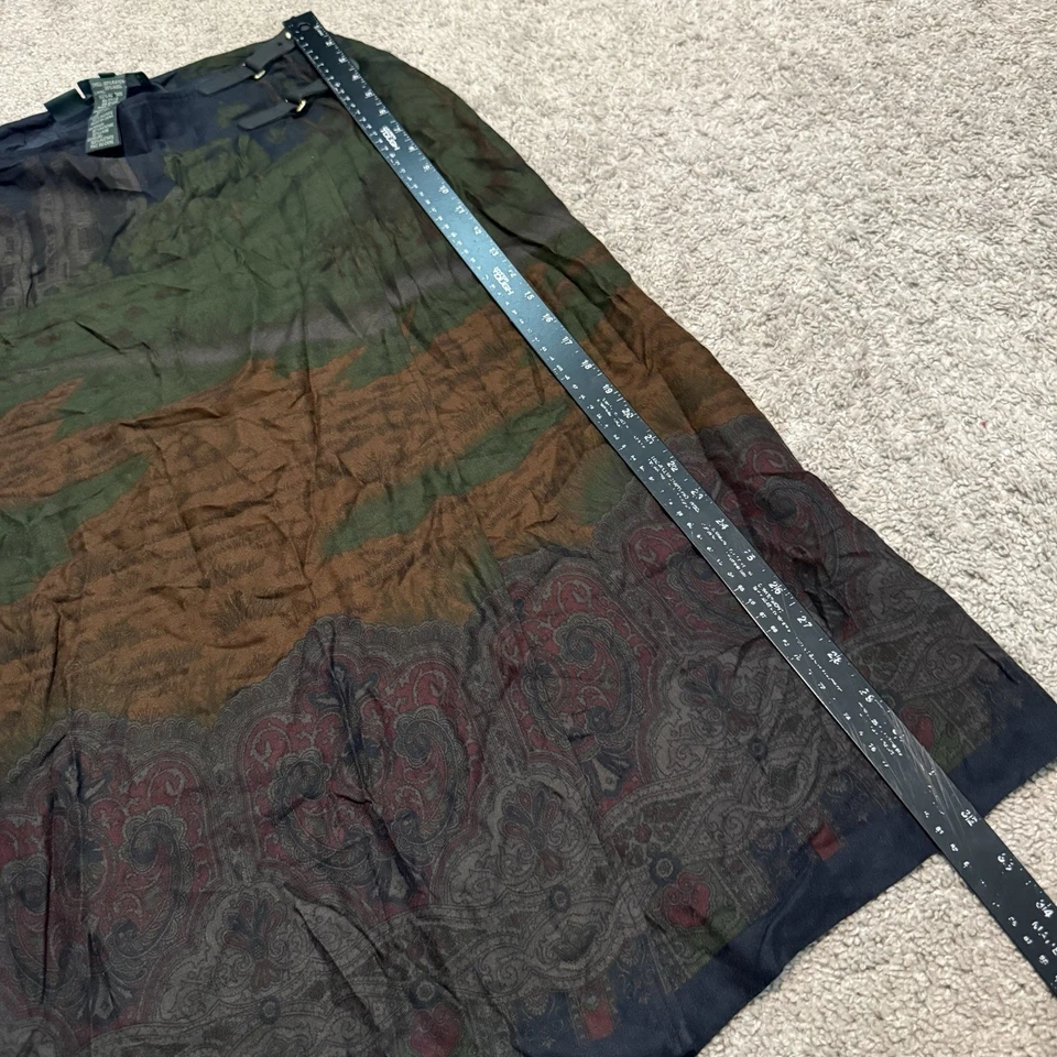 Falda envolvente vintage Lauren Ralph Lauren Oxfordshire Castle Country talla 8p lana Foto 4 de 4