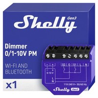 Shelly - Dimmer 0/1-10V Pm Gen3 Neu