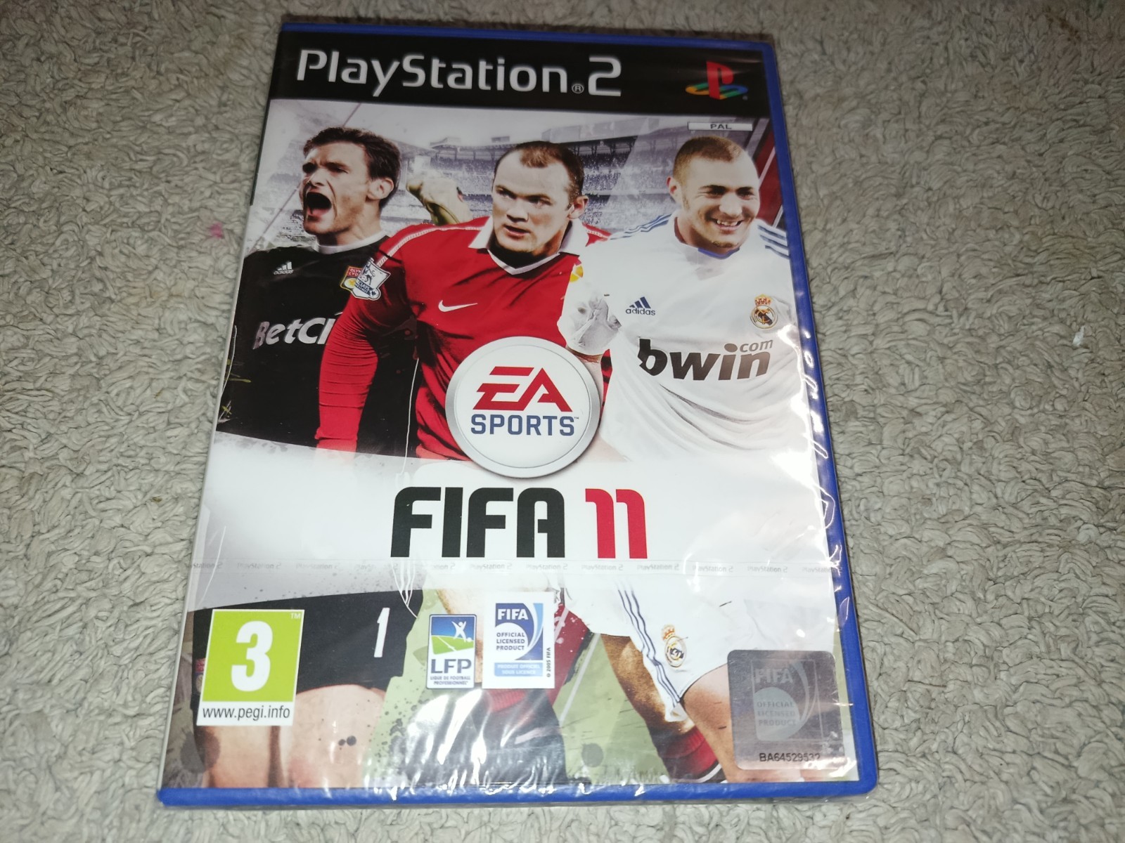 FIFA 11 PS2 NEUF SOUS BLISTER PAL FR LISERET OFFICIEL PLAYSTATION 2