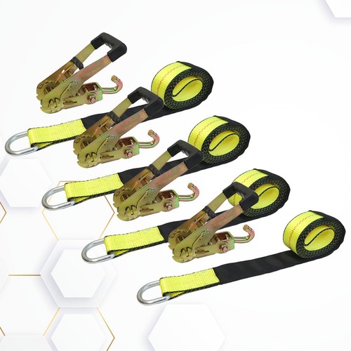 Buy 2 X 10' DKG Soft Eye Strap with Finger Hook Ratchet Tie Down