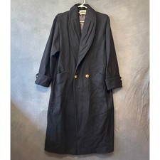 Vintage Donnybrook Wool Overcoat Double-Breasted Long Womens Made in USA Trench