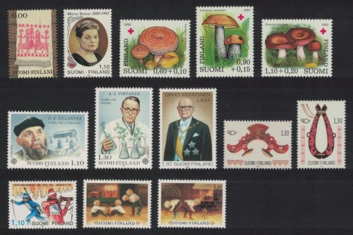 Finland Architecture Tram Sciences 1980 Collection 1980 MNH SG#966-978+