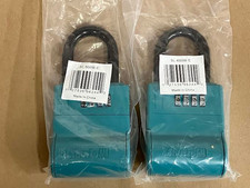 Set of 2 ShurLok Numbered Key Storage Combination Lock Blue SL-600W