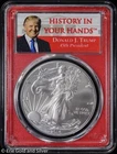 2016 $1 American Silver Eagle PCGS MS 70 | Donald Trump Slab Uncirculated UNC BU
