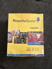 Rosetta Stone Italian Totale Levels 1-4 Version 4