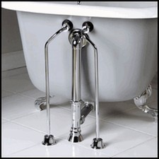 PLUMBING PAIR WATER SUPPLY LINES FOR CLAWFOOT...