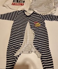 Babies Bodygrow/bodysuits/shirts Short/long Sleeves Size 3-6months Ex Con