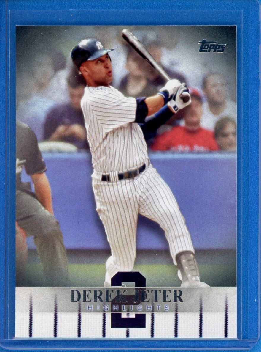 2018 Topps Series 1 Derek Jeter Highlights Insert Target Exclusive BLACK #DJH-15