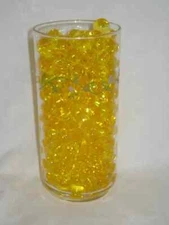 Water Beads Yellow Lemon Drop Centerpiece Vase Filler -BULK  1 pound $ saving