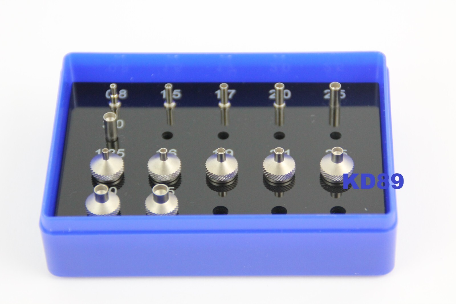 Assortment Horotec 13.154 pour Incabloc avec 6 poussoirs et 7 tasseaux de rechange