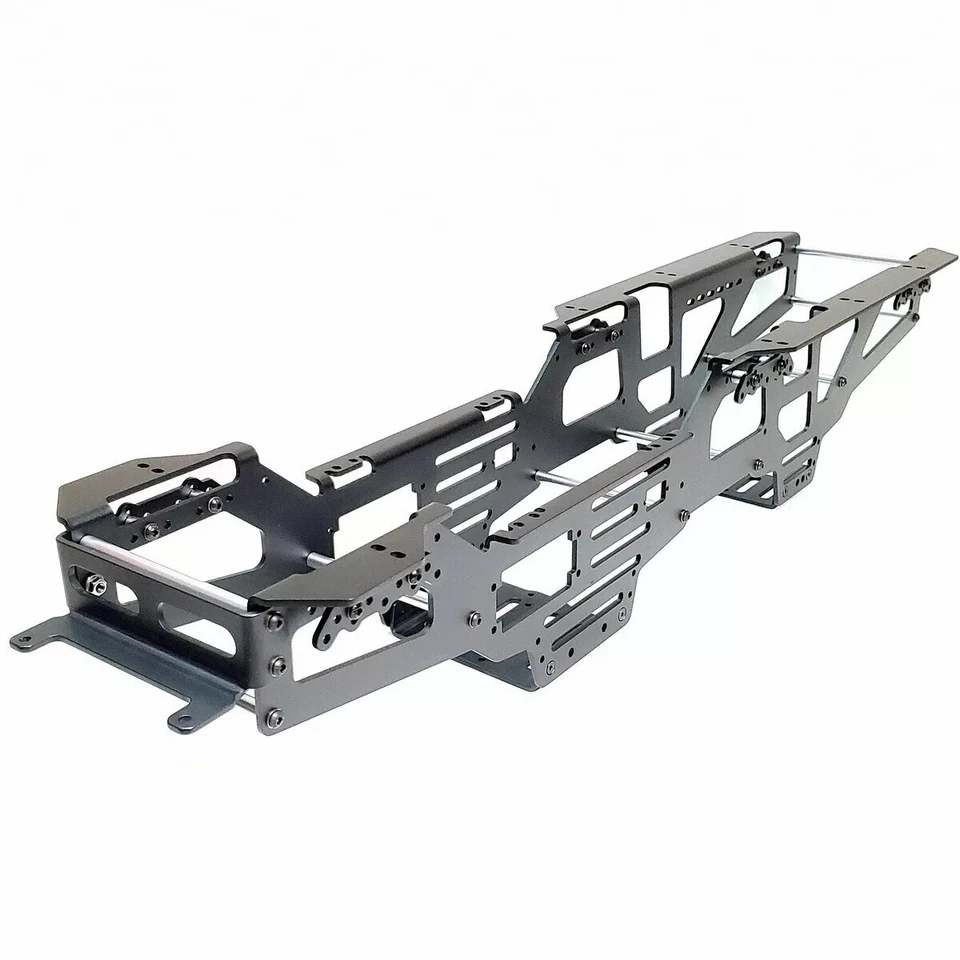 New Aluminum 6X6X6 Chassis Kit for Tamiya Clod Buster / Bull Head Upgrades Parts - Image 4 of 4