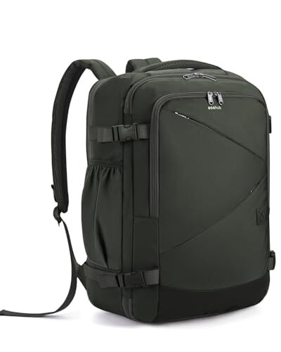  Carry On Travel Backpack, Expandable Airlines Personal 18 inch underseat Green