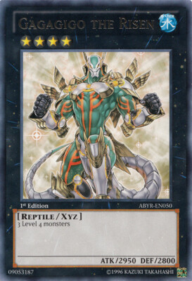 Gagagigo the Risen - ABYR-EN050 - Rare - 1st Edition x3 - Lightly Played