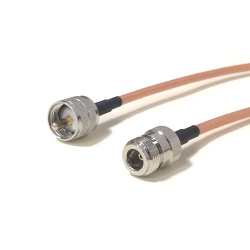 Cavo Radio 50 Cm Pl259 Cavo Coassiale RG142 Con Connettori PL259 UHF Maschio -maschio - Lunghezza 50 Cm (20 Pollici), Per Radioamatori Cavo Coassiale Uhf Maschio-maschio