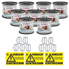 1800m Weidezaun 40mm Elektrozaun Breitband wei&szlig; gr&uuml;n Pferdezaun Pferd Zaun Band