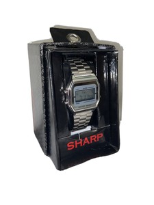 sharp digital watch