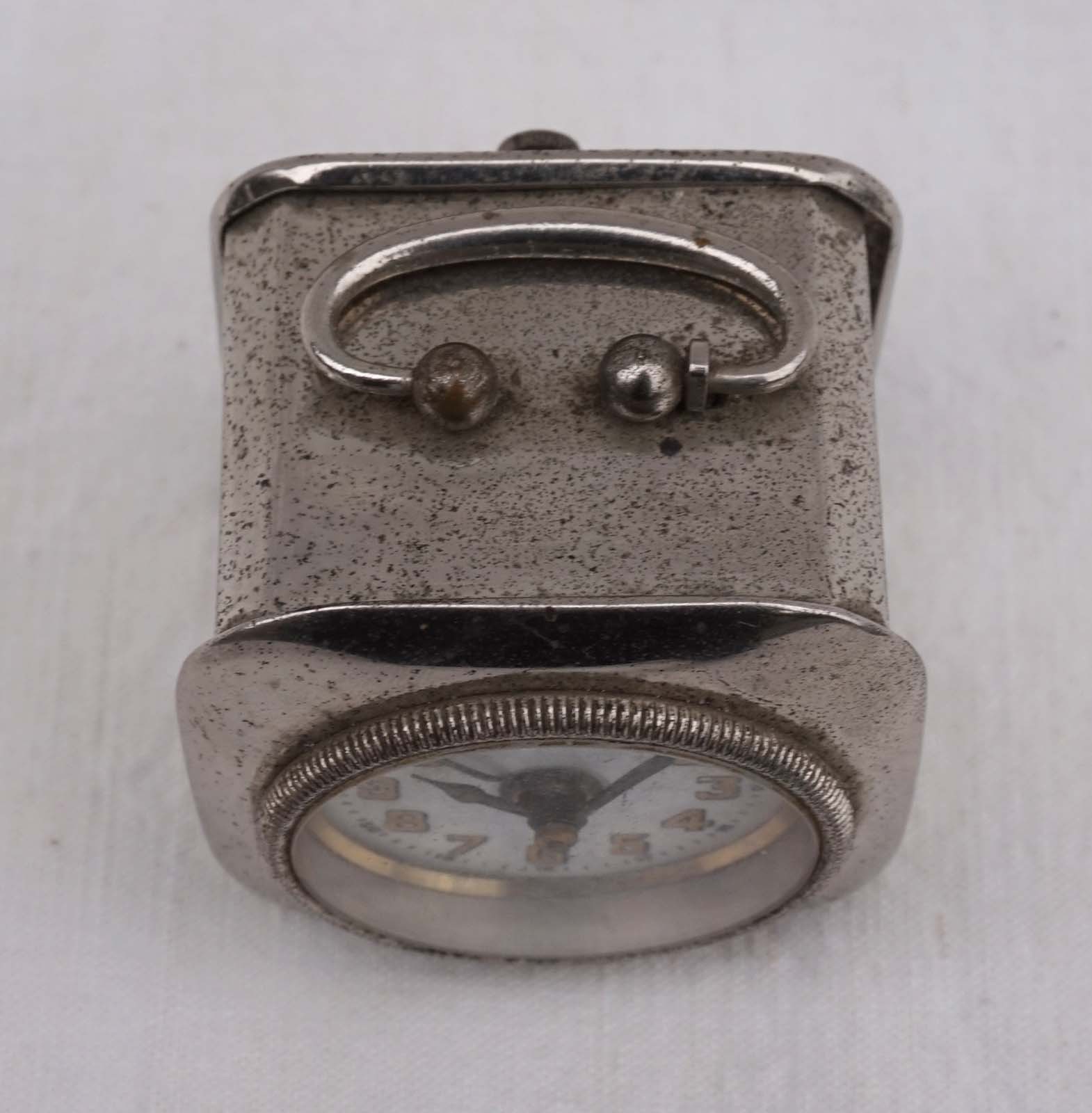 WW2 WECKER GERMAN Travel Alarm Clock Chromium Plated DRP GM 1940 eBay