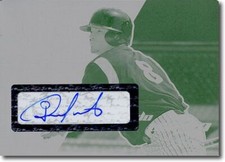 2008 Chris Mason Autograph Rookie Printing Press Plate Auto RC 1/1