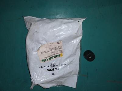 MCMASTER-CARR 9540K62 RUBBER BUMPER WITH UNTHREADED HOLE 1-1/15'' OD 27/32''