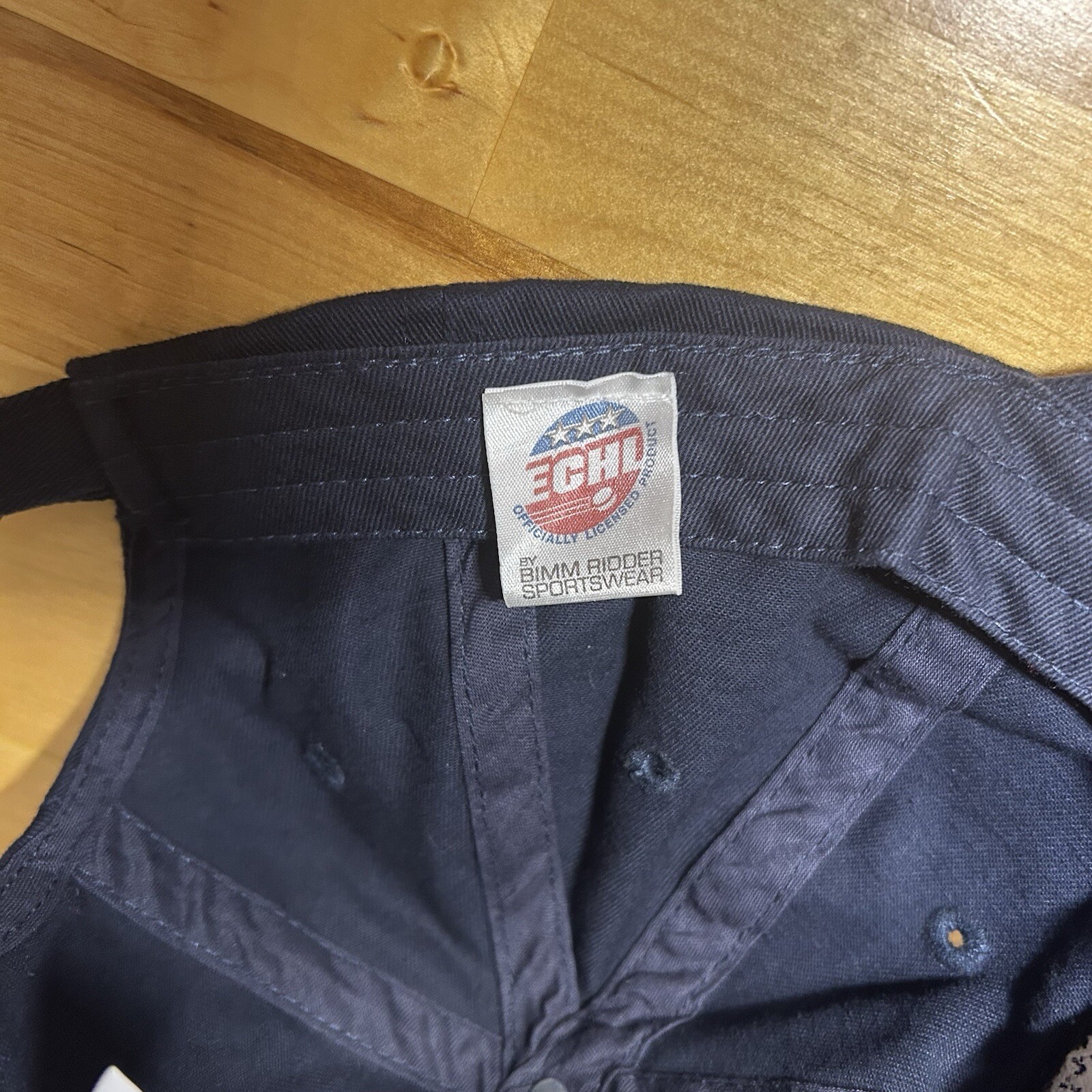 Jacksonville Icemen ECHL Hockey Team Embroidered Logo Blue Small Fit Hat