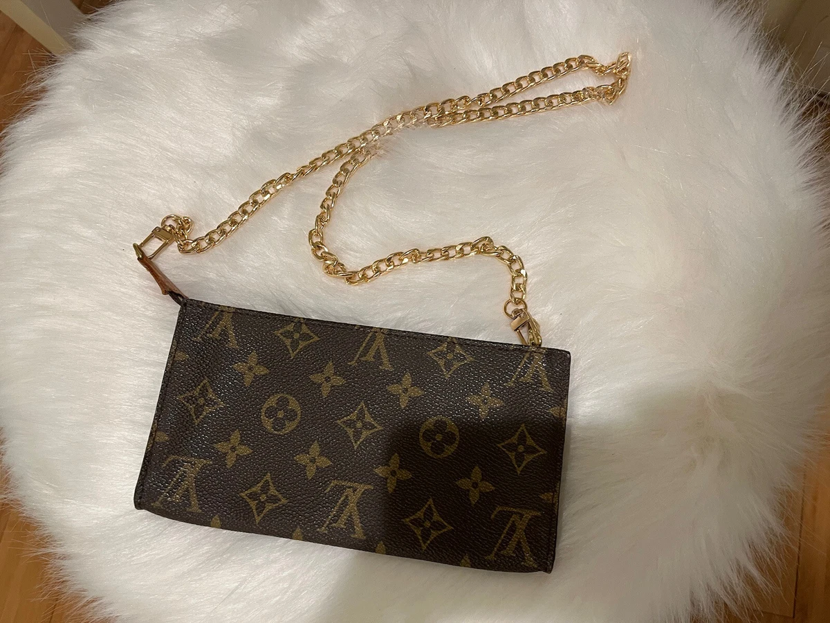 Siden Hus kighul Louis Vuitton Monogram Toiletry Pouch 19 w/Chain Belt, Shoulder or  Crossbody Bag | eBay