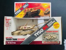 Buy Vintage Toys like TYCO TIGER TANK MILITARY RC WWII TANK 1/16 SCALE BOXED  from eBay