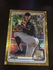 2020 BOWMAN BASEBALL NICK GARCIA BD-90 1ST PROSPECT GOLD PAPER PARALLEL /50