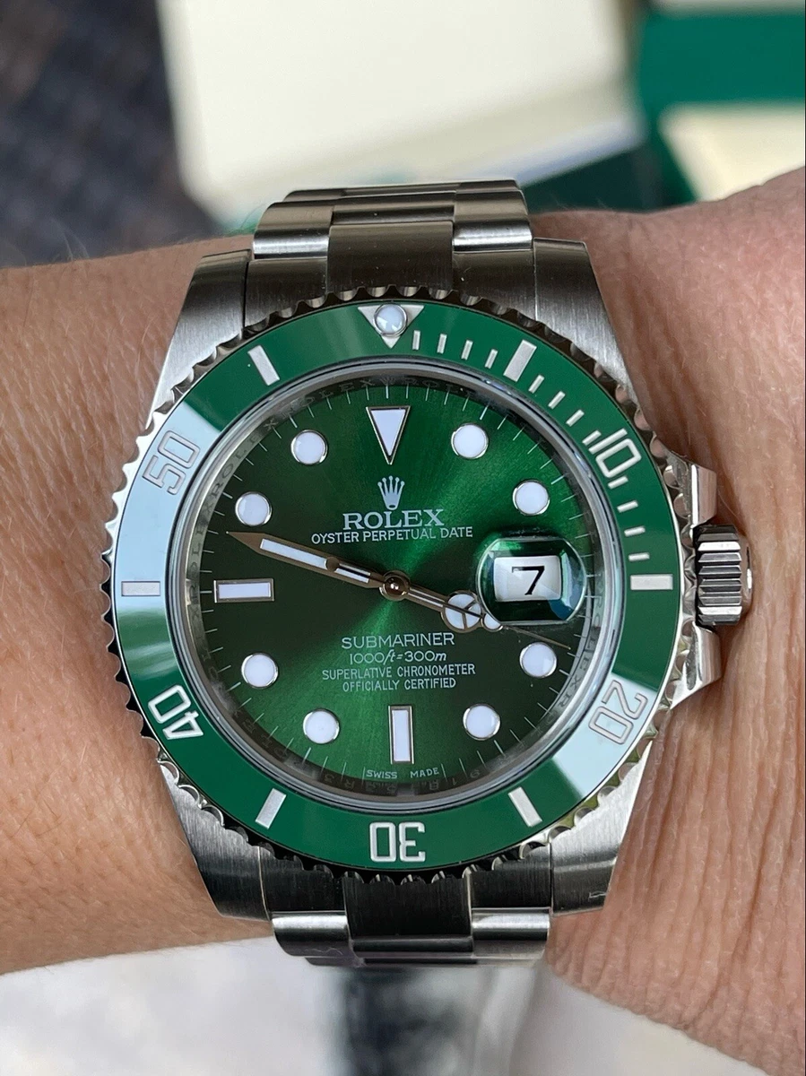 Rolex Submariner Date The Hulk Green Dial Green Bezel