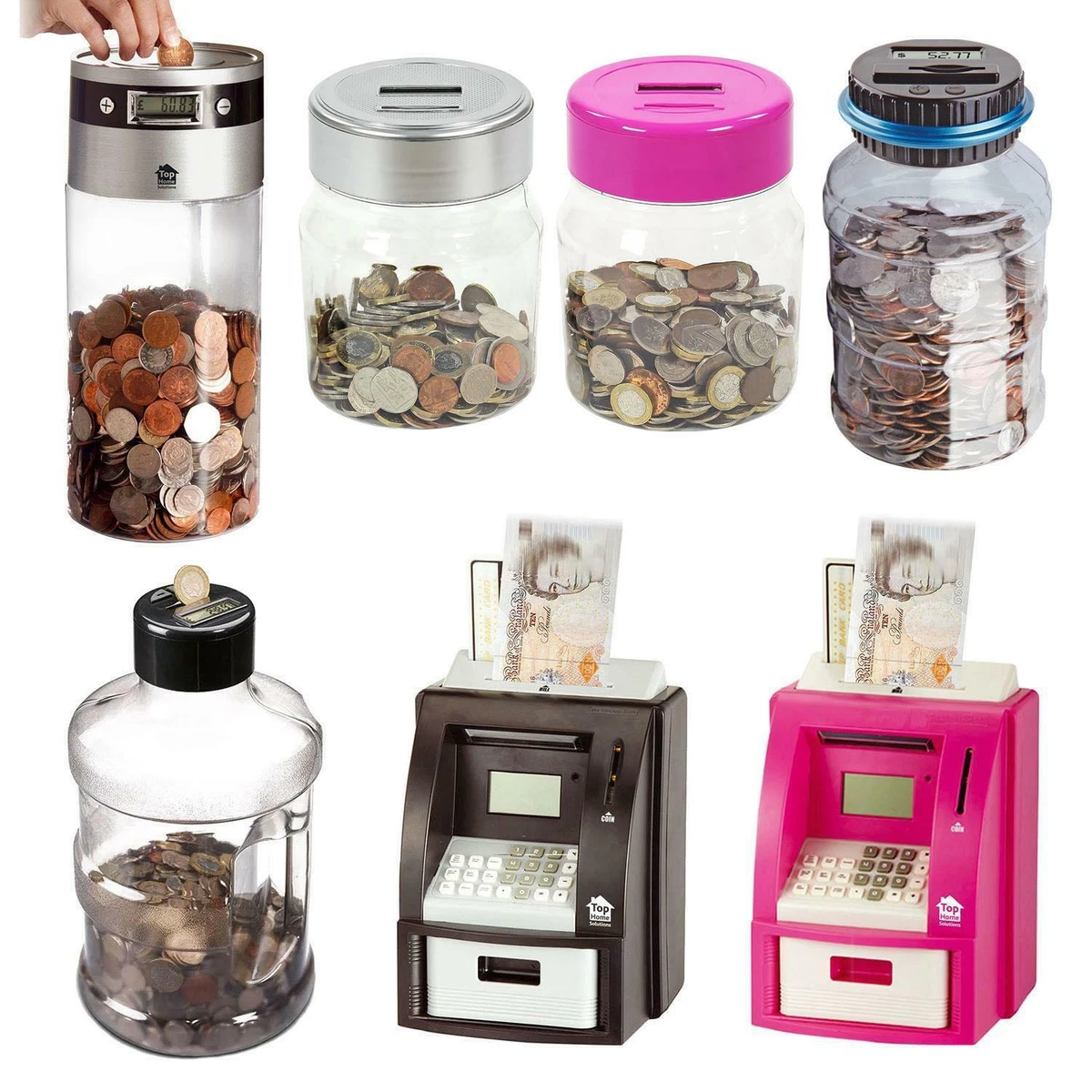 Coin on sale jar counter