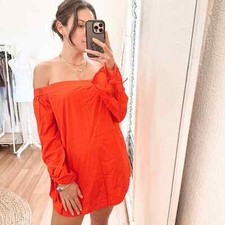 Free People Show Me Some Shoulder Tunic Dress Blouse size S