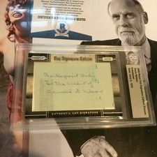 d1975 Ozzie Nelson auto 2008 autographed RAZOR Signature Edition cut signed SP 