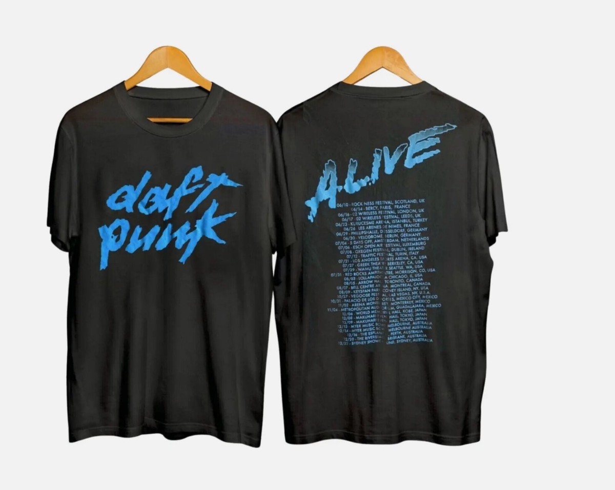 Daft Punk Alive2007ツアー Mサイズ 黒 Tシャツ RARE!! Vintage Rare 2007 Daft Punk Alive Tour T-shirt | eBay