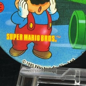 Mario Sea Stage Menko Super Mario Bros Famicom Card Nintendo 1985 NES Japanese