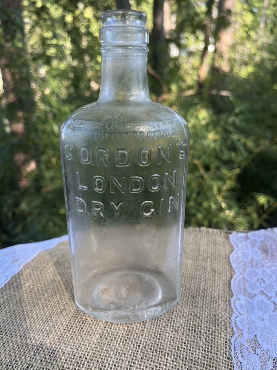 Antique Gordons London Dry Gin Bottle | eBay
