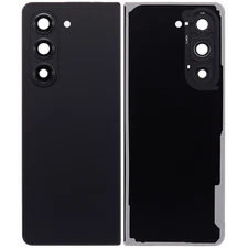 Back Cover Glass W/Camera Lens For Samsung Galaxy Z Fold 5 5G (Phantom Black)