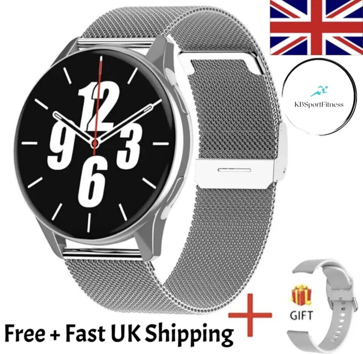 Bluetooth Smart Watch For Men Women Calling Sport Fitness Tracker + FREE STRAP